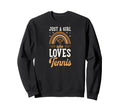 Just Who Loves Tennis Bohemian Rainbow Sweatshirt - Unique Graphic Unisex - T-Shirt, Sweatshirt, Hoodie