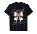 Baseball Mom Coquette Bow T-Shirt - Casual Everyday Wear Unisex - T-Shirt, Sweatshirt, Hoodie