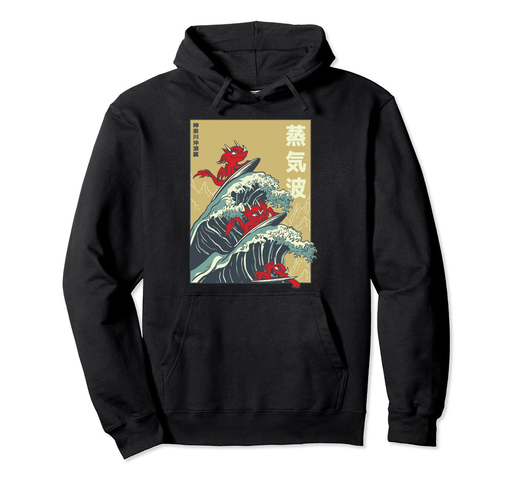 Vaporwave Synthwave Retrowave Funny Hoodie - Aesthetic Graphic for Adults - T-Shirt, Sweatshirt, Hoodie