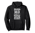 Proud Dad Baseball 2025 Graduate Hoodie - Aesthetic Graphic Men Women - T-Shirt, Sweatshirt, Hoodie