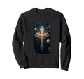 Gothic Cross Grunge Aesthetic Y2K Sweatshirt - Novelty Apparel for Adults - T-Shirt, Sweatshirt, Hoodie