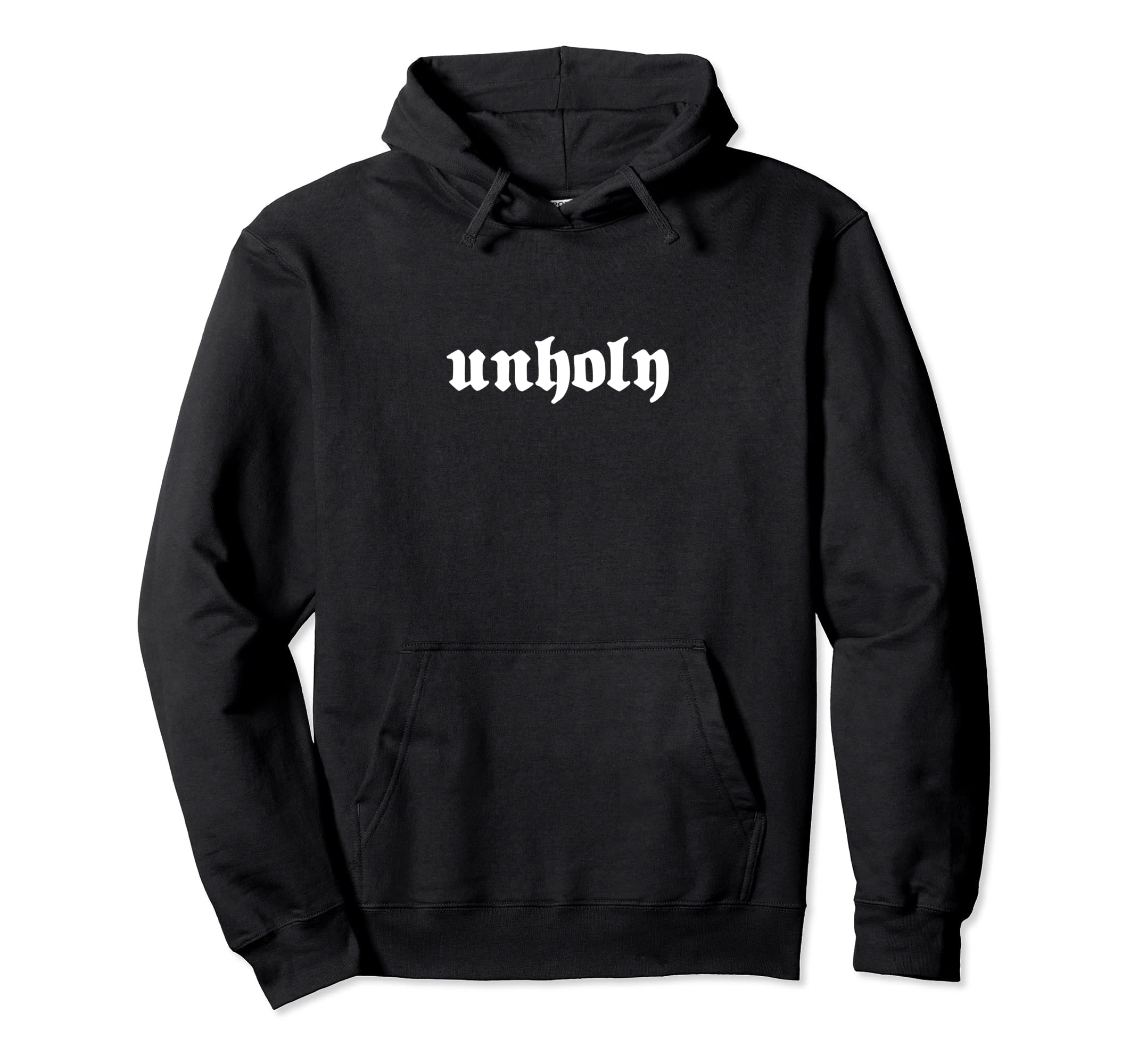 Aesthetic Y2K Goth Punk Unholy Alt Hoodie - Unique Graphic for Adults - T-Shirt, Sweatshirt, Hoodie