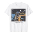 I Live Ballfield Now Raccoon Baseball T-Shirt - Streetwear Style Unisex - T-Shirt, Sweatshirt, Hoodie