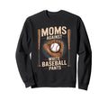 Baseball Player Team Moms Against Sweatshirt - Custom Art Print Men Women - T-Shirt, Sweatshirt, Hoodie