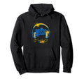 Music Headphones Dj Headphones Old School Hoodie - Custom Art Print Unisex - T-Shirt, Sweatshirt, Hoodie