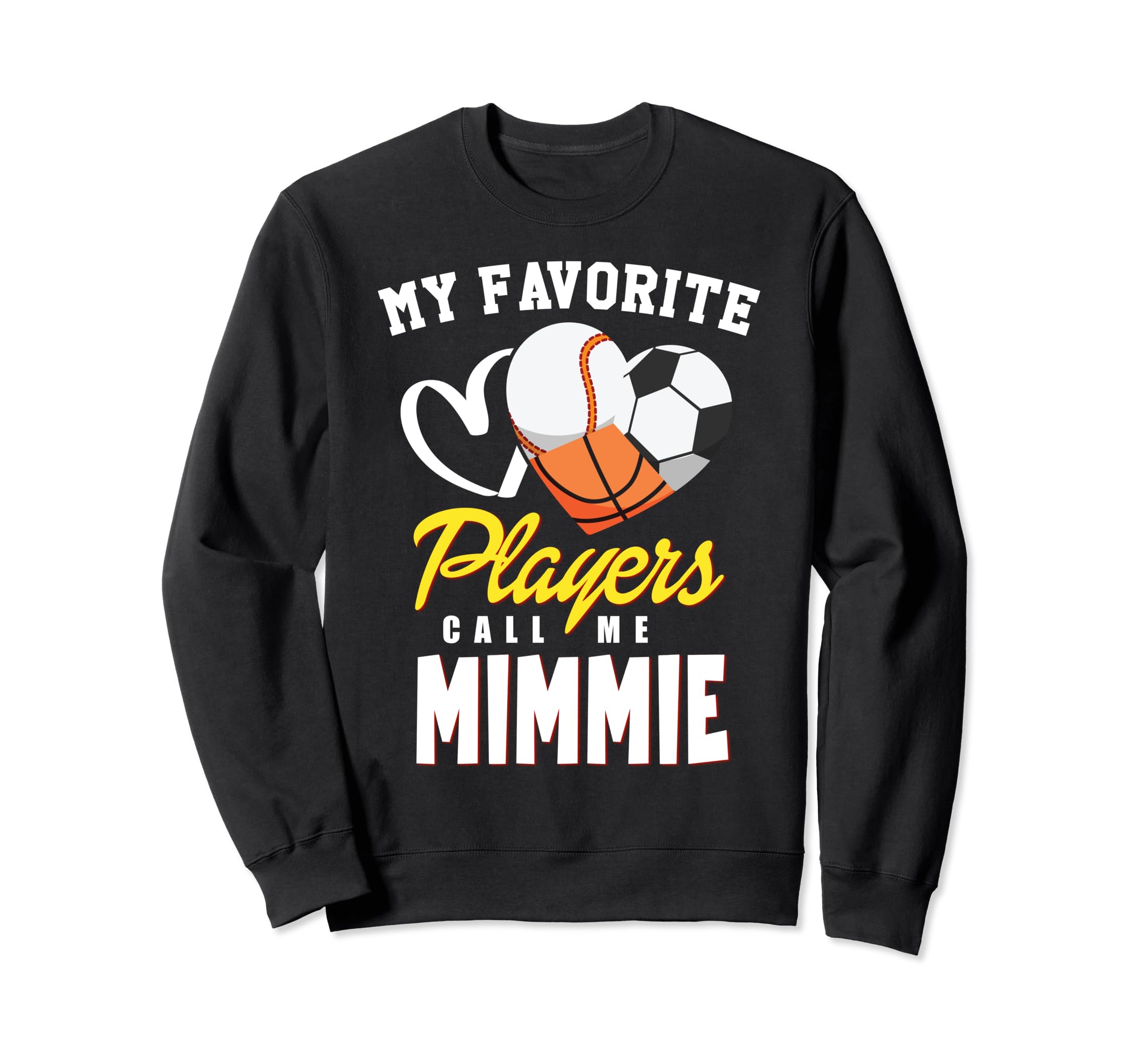 My Favorite Players Baseball Soccer Sweatshirt - Graphic Print for Adults - T-Shirt, Sweatshirt, Hoodie