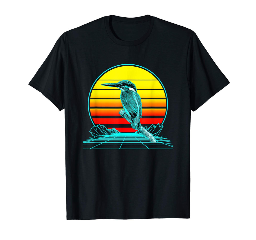 Sunset Kingfisher T-Shirt - Aesthetic Graphic for Adults - T-Shirt, Sweatshirt, Hoodie