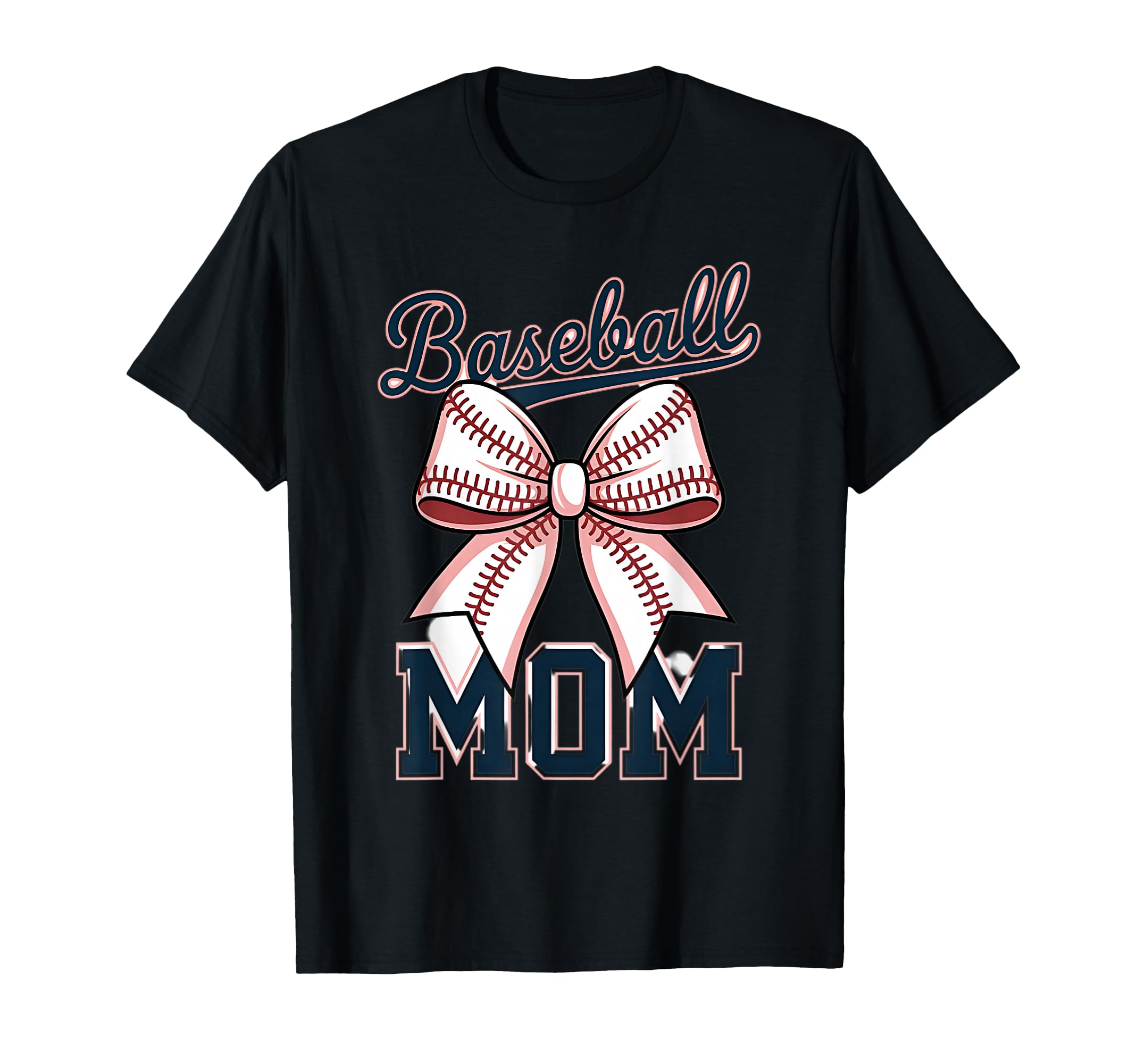 Baseball Mom Coquette Bow T-Shirt - Streetwear Style Unisex - T-Shirt, Sweatshirt, Hoodie