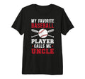 Mens My Favorite Baseball Player Uncle T-Shirt - Unique Graphic Men Women - T-Shirt, Sweatshirt, Hoodie