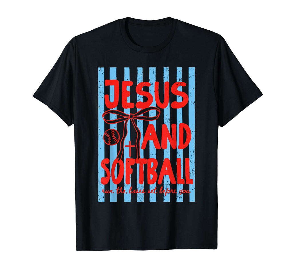 Christian Softball Mom Funny Game Day T-Shirt - Graphic Print Men Women - T-Shirt, Sweatshirt, Hoodie