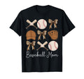 Baseball Mama Coquette Bow Baseball T-Shirt - Casual Everyday Wear Unisex - T-Shirt, Sweatshirt, Hoodie