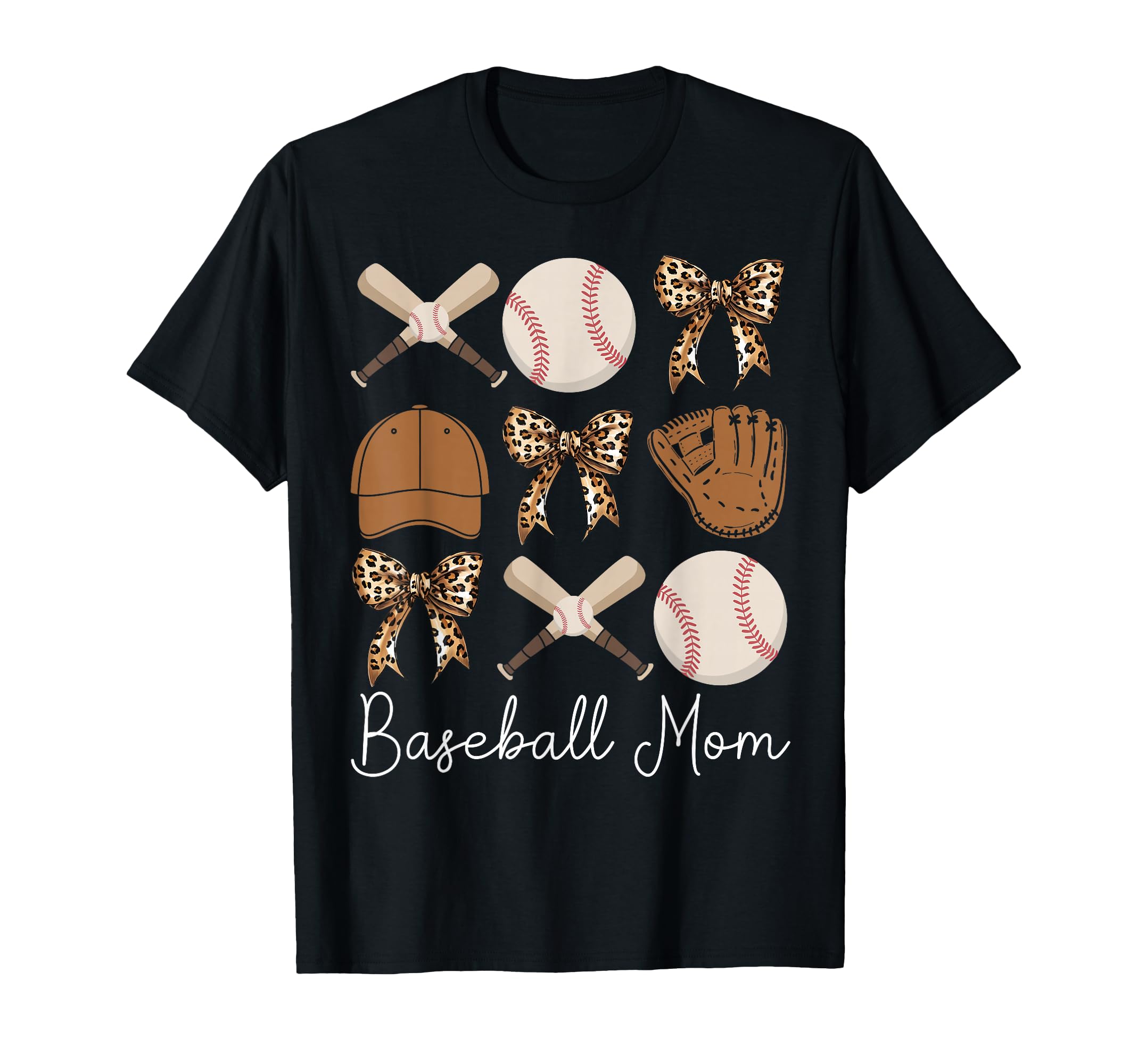 Baseball Mama Coquette Bow Baseball T-Shirt - Casual Everyday Wear Unisex - T-Shirt, Sweatshirt, Hoodie