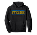 Sverige Sweden Flag Swedish Swede Hoodie - Minimalist Print Men Women - T-Shirt, Sweatshirt, Hoodie