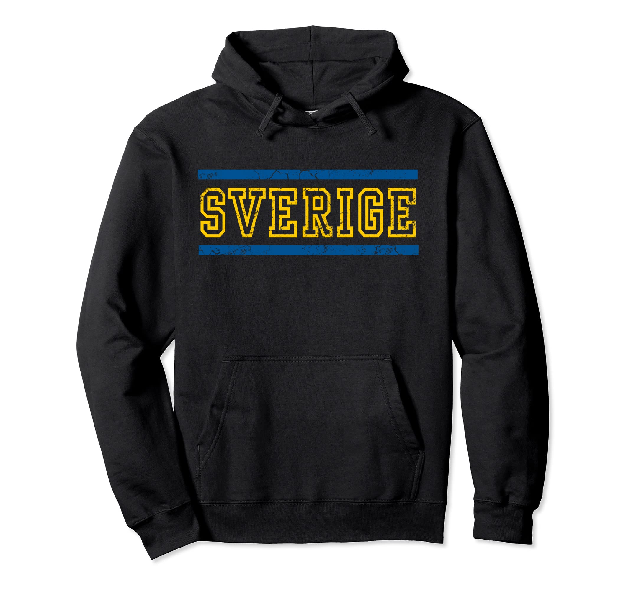 Sverige Sweden Flag Swedish Swede Hoodie - Minimalist Print Men Women - T-Shirt, Sweatshirt, Hoodie