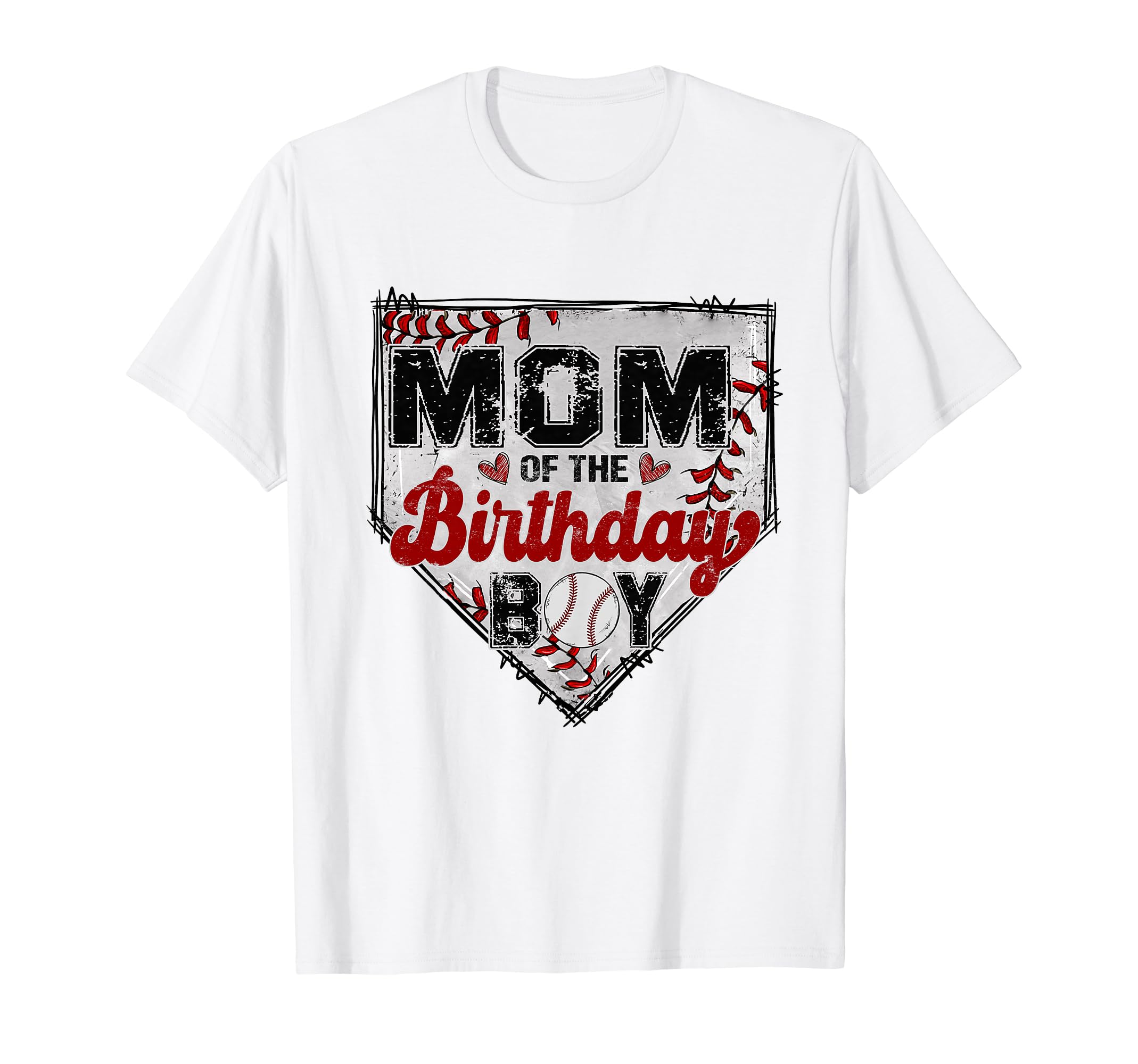 Mom Birthday Baseball Lover Family T-Shirt - Minimalist Print Men Women - T-Shirt, Sweatshirt, Hoodie