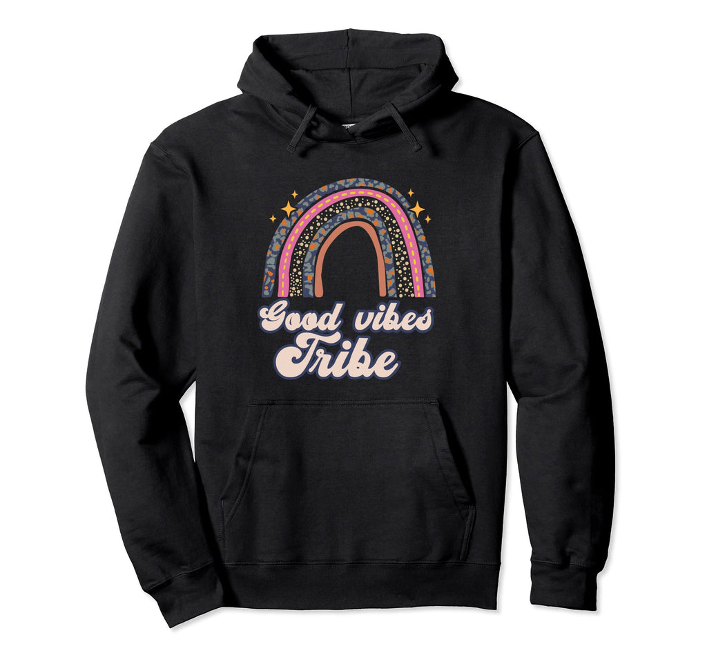Boho Hippie Bohemian Rainbow Good Hoodie - Custom Art Print Men Women - T-Shirt, Sweatshirt, Hoodie