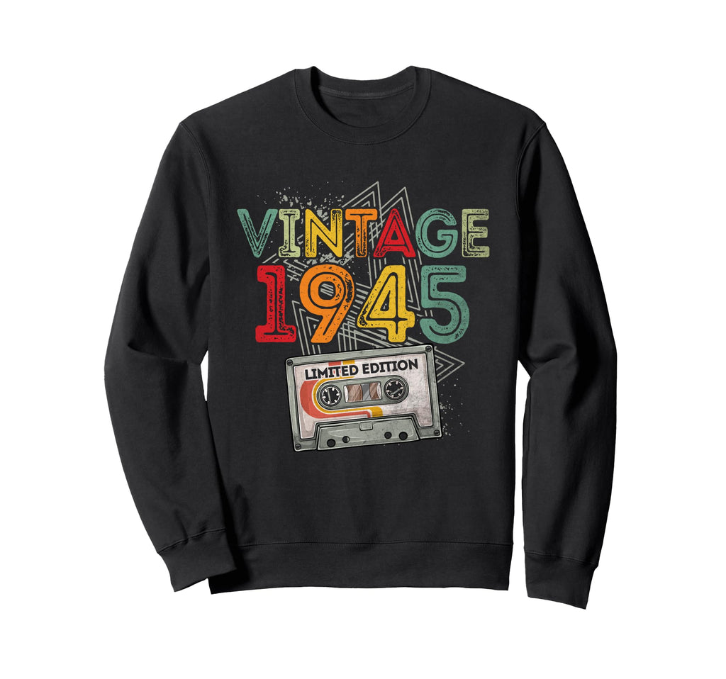 80 Years Old Gifts 1945 80Th Sweatshirt - Casual Everyday Wear for Adults - T-Shirt, Sweatshirt, Hoodie