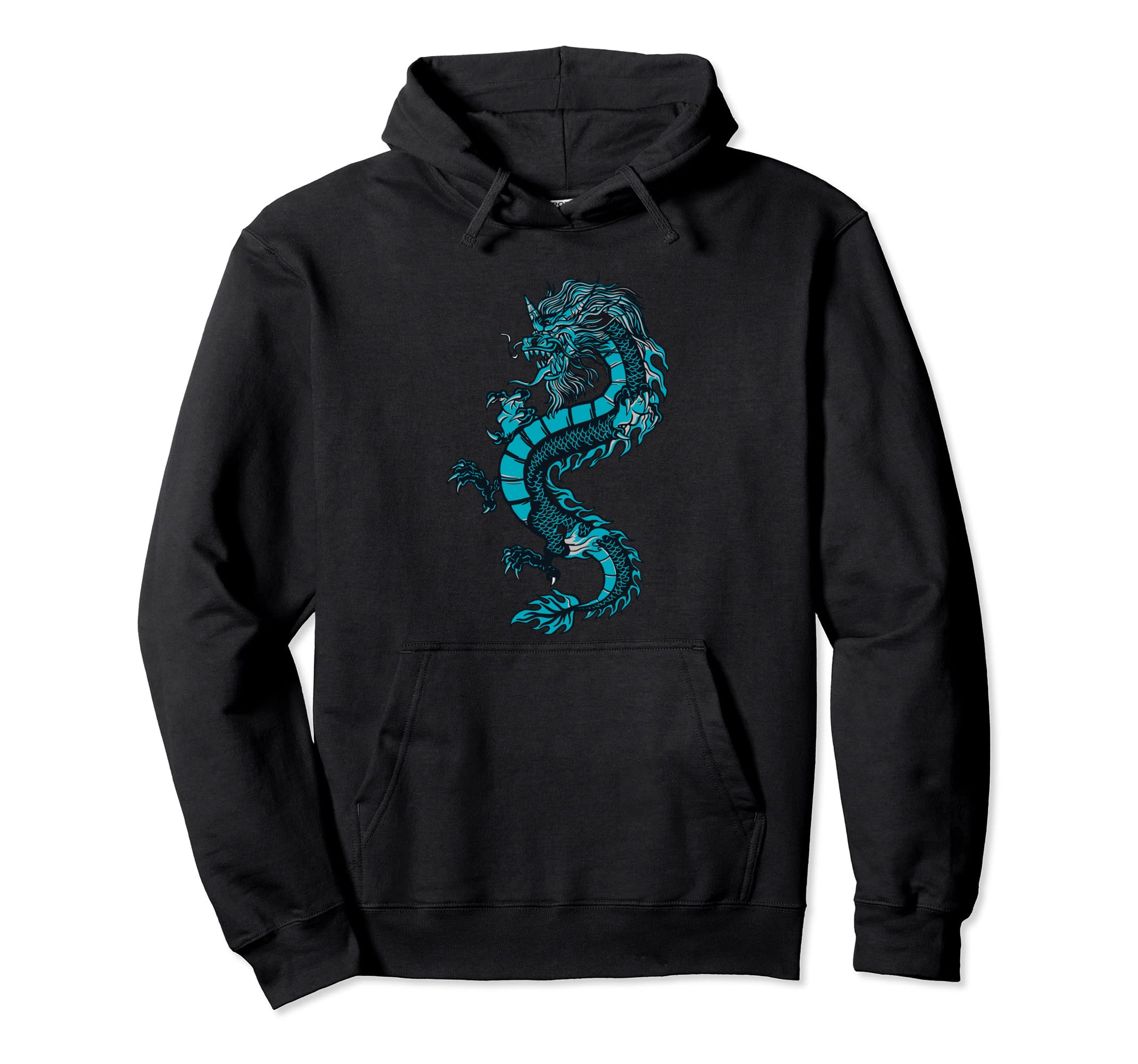 Chinese Dragon Dragon Grunge Aesthetic Hoodie - Novelty Apparel Unisex - T-Shirt, Sweatshirt, Hoodie