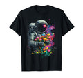 Trippy Edm Mushroom Astronaut T-Shirt - Streetwear Style Men Women - T-Shirt, Sweatshirt, Hoodie