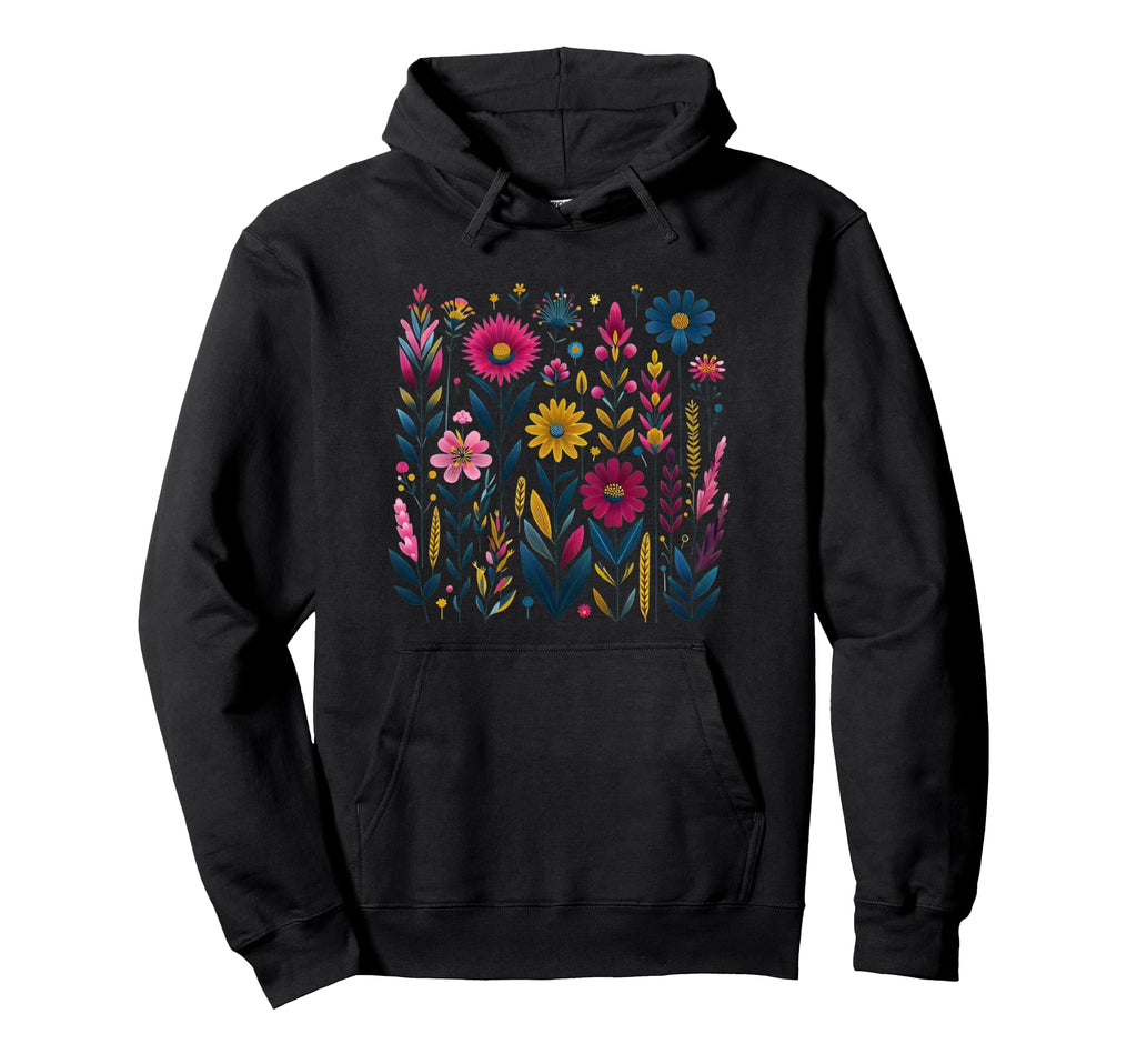 Wildflower Boho Summer Hoodie - Streetwear Style Men Women - T-Shirt, Sweatshirt, Hoodie