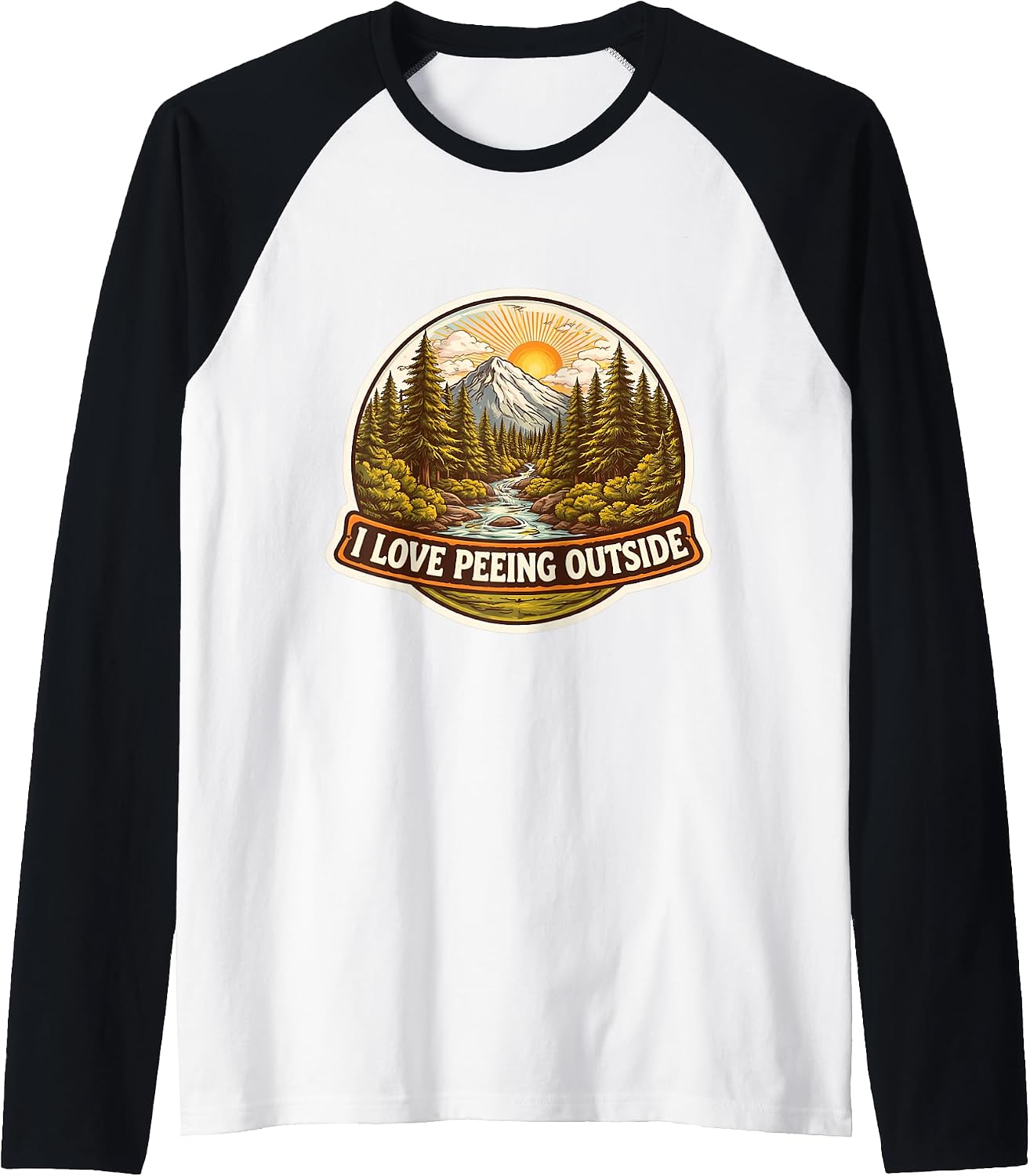 I Love Peeing Outside Funny Nature Lover Merch - Adult & Kids T-Shirts, Sweatshirts & Hoodies apparel design preview 1