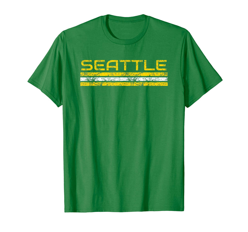 Seattle Washington Weathered Stripe T-Shirt - Streetwear Style Unisex - T-Shirt, Sweatshirt, Hoodie