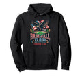 Baseball Dad Forever Fan Proud Hoodie - Minimalist Print for Adults - T-Shirt, Sweatshirt, Hoodie