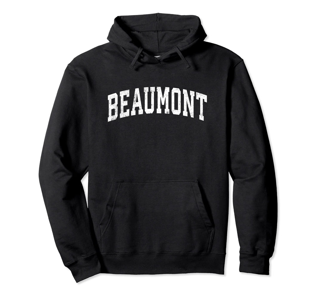 Beaumont Texas Tx Varsity Sports Text Hoodie - Graphic Print for Adults - T-Shirt, Sweatshirt, Hoodie
