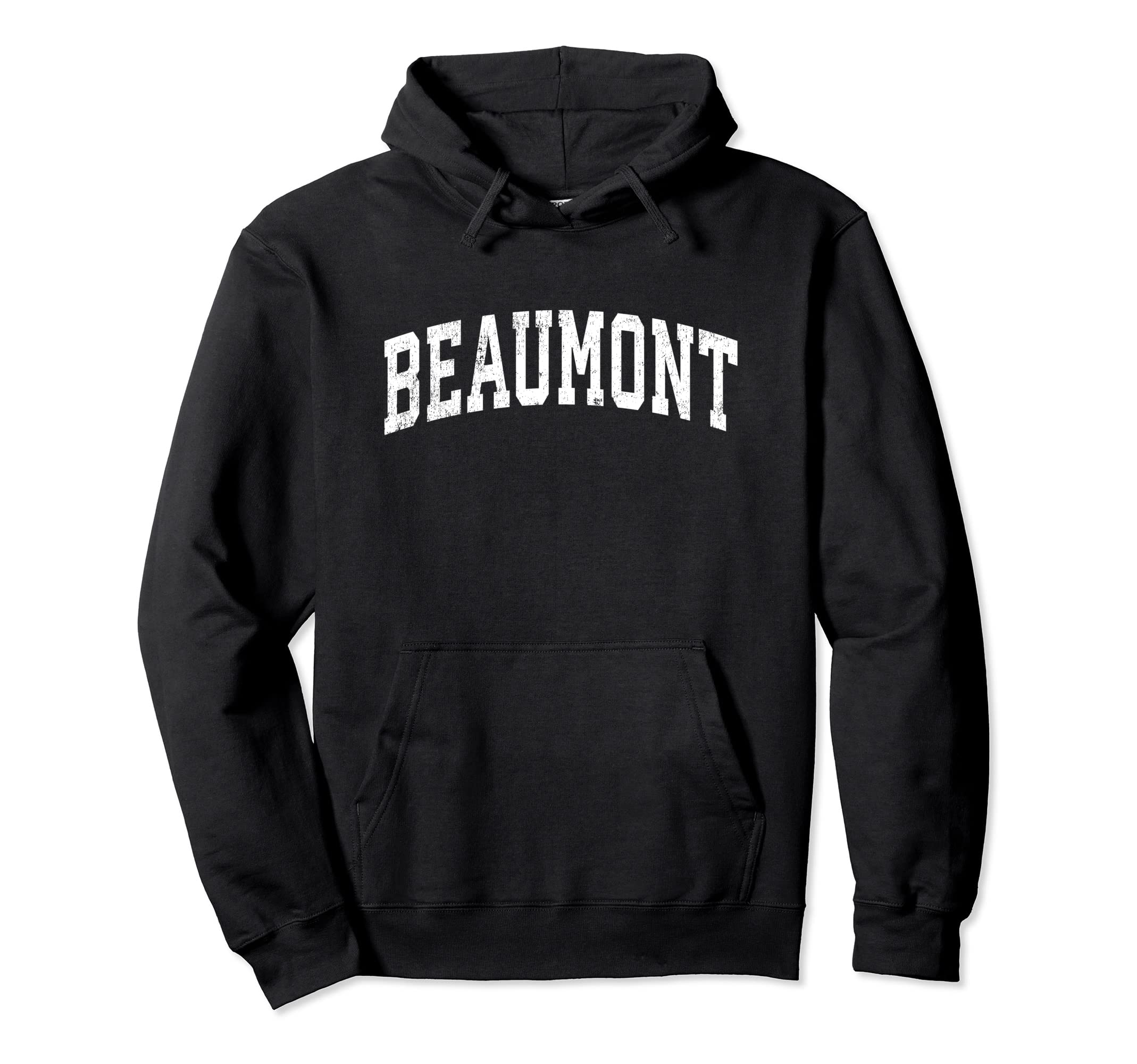 Beaumont Texas Tx Varsity Sports Text Hoodie - Graphic Print for Adults - T-Shirt, Sweatshirt, Hoodie