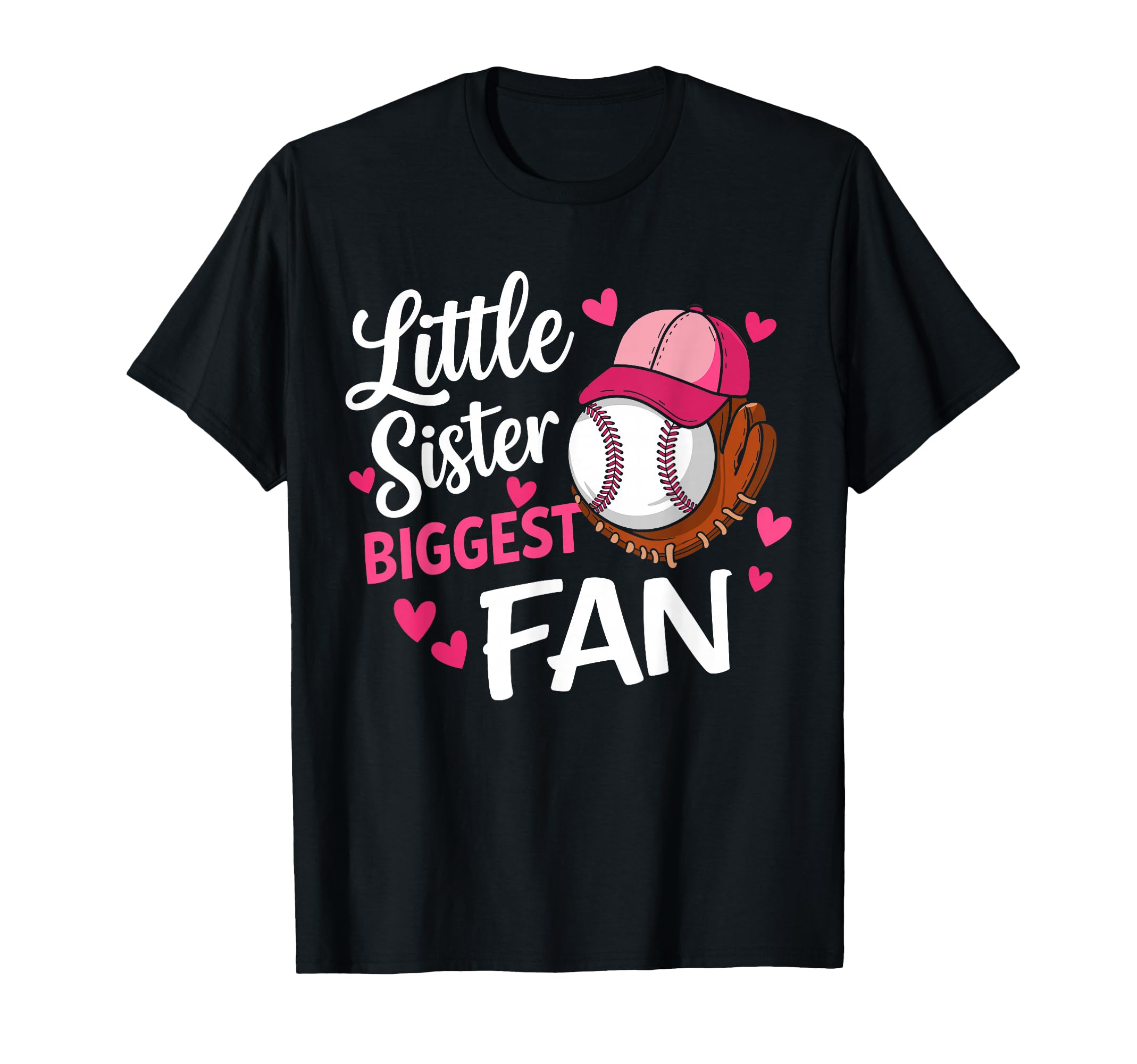 Funny Little Sister Biggest Fan T-Shirt - Casual Everyday Wear Men Women - T-Shirt, Sweatshirt, Hoodie