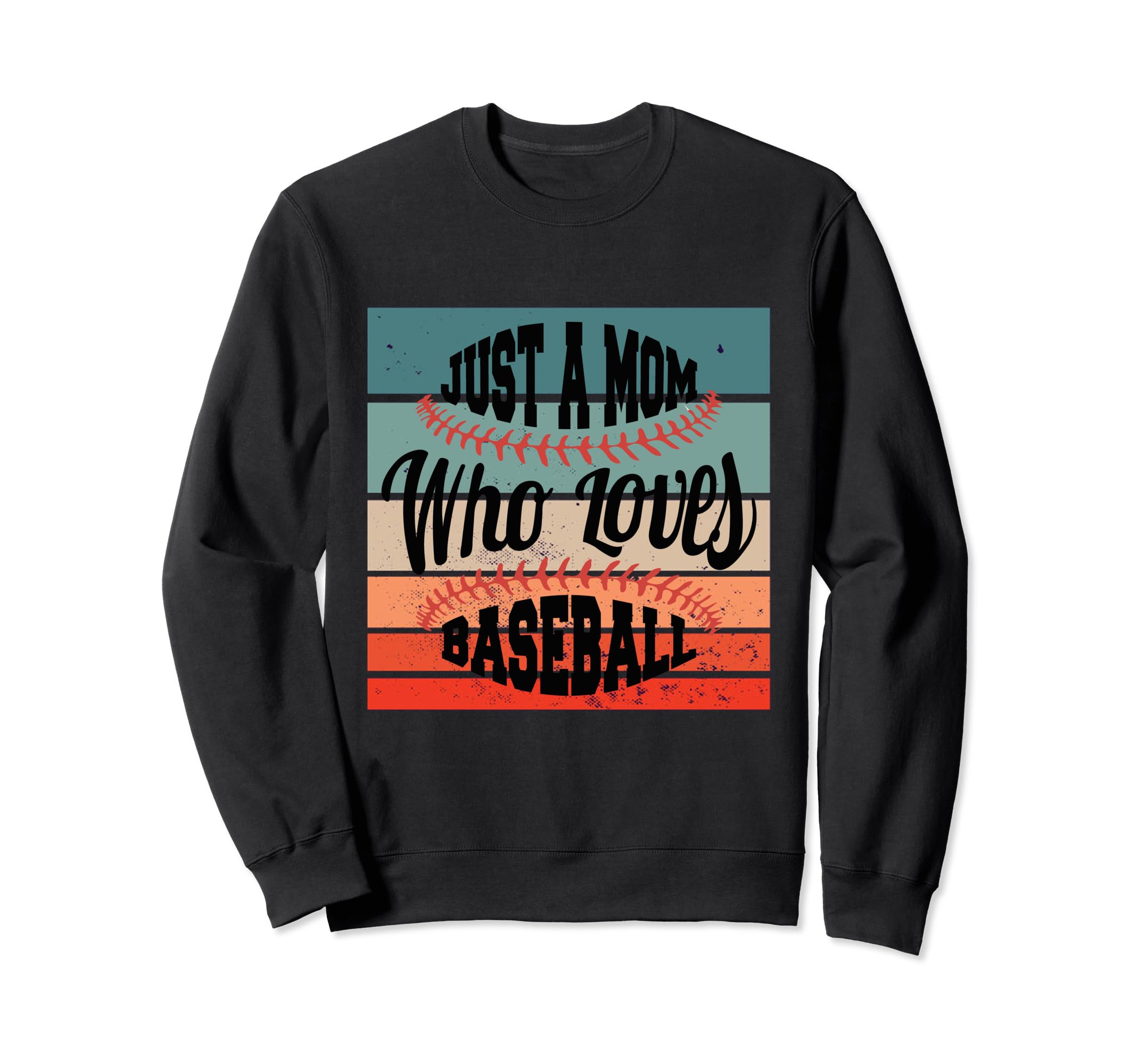 Baseball Mom Mom Loves Baseball Sweatshirt - Aesthetic Graphic Unisex - T-Shirt, Sweatshirt, Hoodie