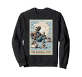 Baseball Mom Skeleton Tarot Card Sweatshirt - Novelty Apparel Men Women - T-Shirt, Sweatshirt, Hoodie