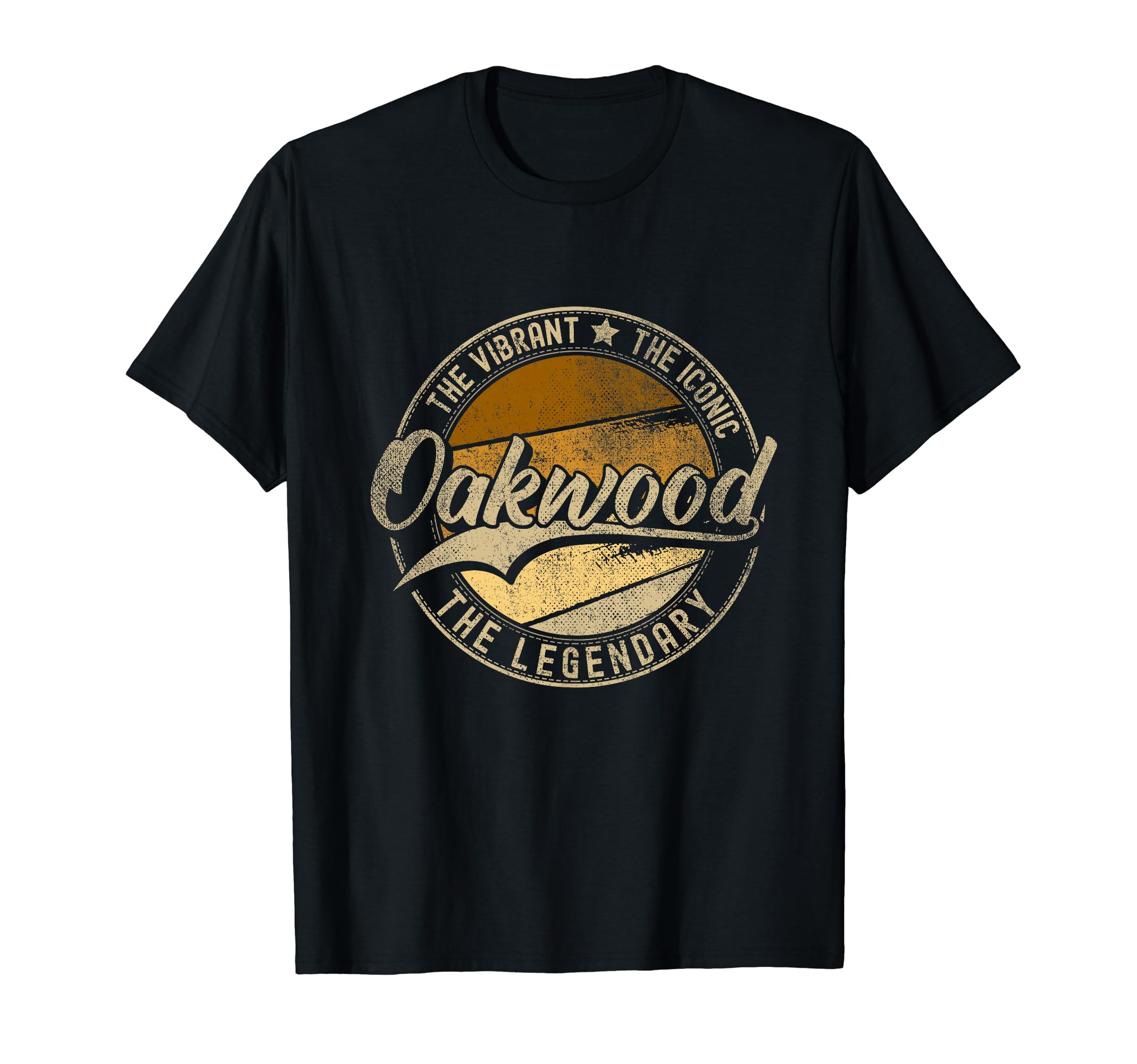 Oakwood Oh Ohio Distressed T-Shirt - Casual Everyday Wear Men Women - T-Shirt, Sweatshirt, Hoodie
