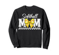 Softball Mom Funny Baseball Mom Sweatshirt - Custom Art Print for Adults - T-Shirt, Sweatshirt, Hoodie