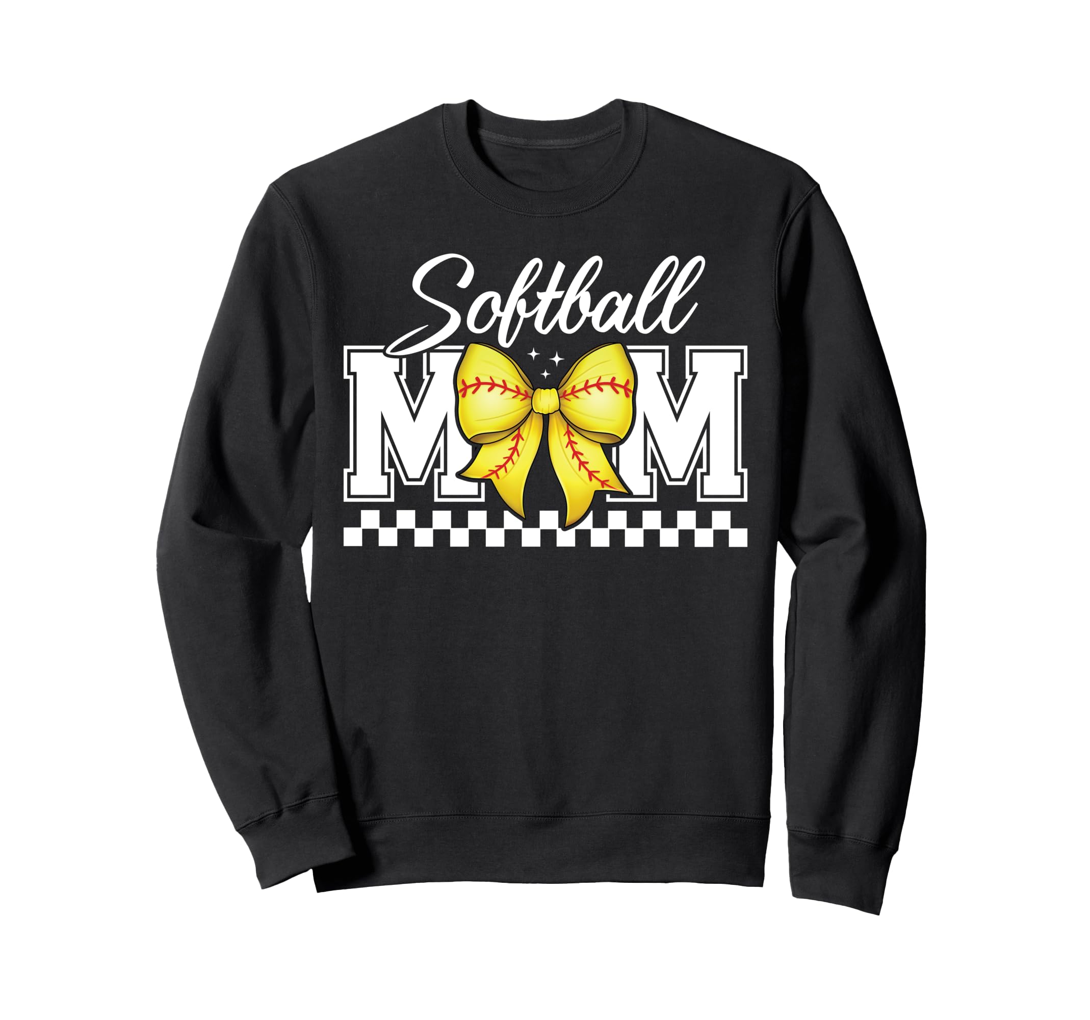 Softball Mom Funny Baseball Mom Sweatshirt - Custom Art Print for Adults - T-Shirt, Sweatshirt, Hoodie