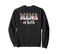 Mama Both Proud Football Baseball Mom Sweatshirt - Graphic Print for Adults - T-Shirt, Sweatshirt, Hoodie