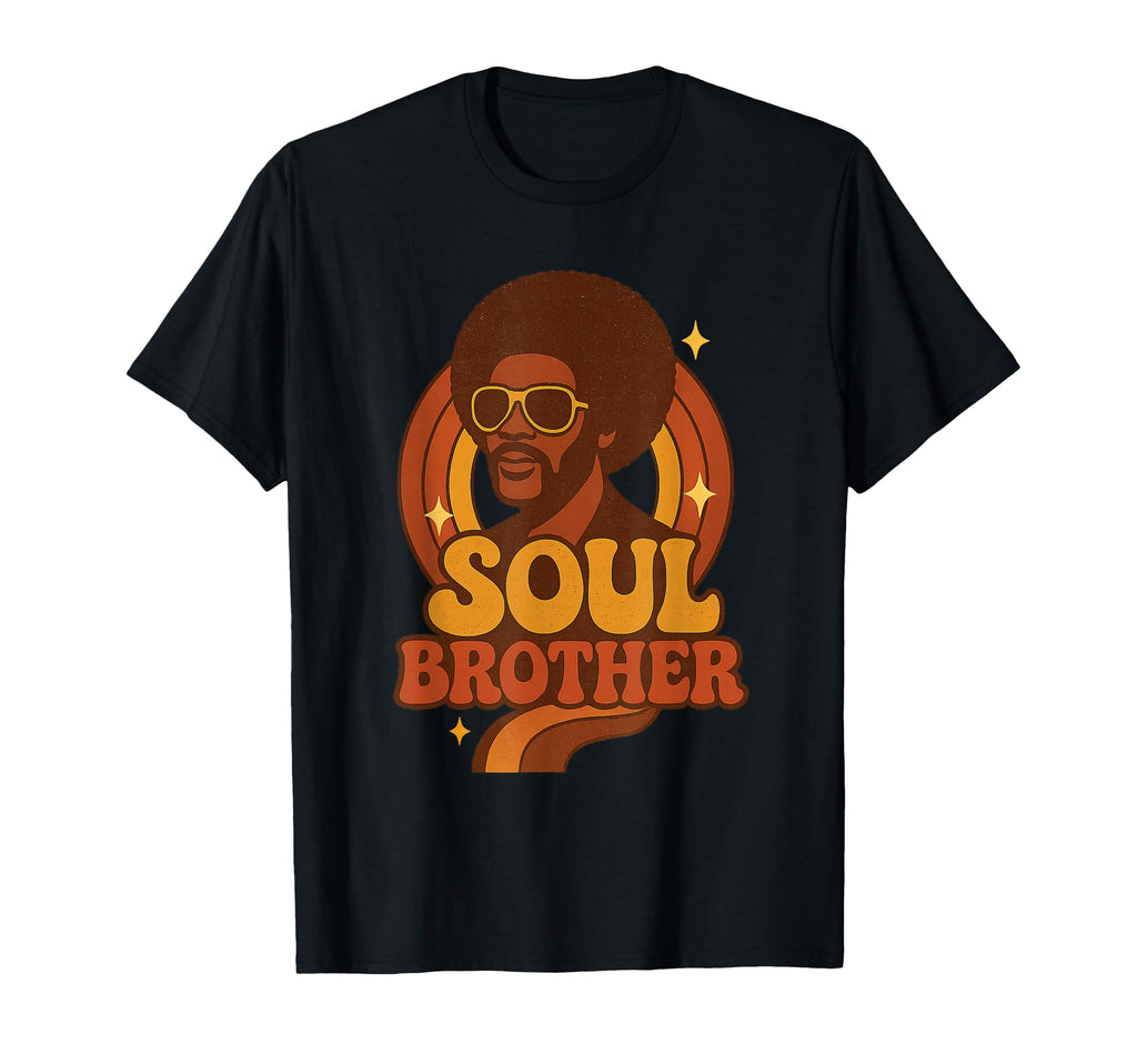 70S Funk Afro Soul Soul Brother T-Shirt - Streetwear Style for Adults - T-Shirt, Sweatshirt, Hoodie