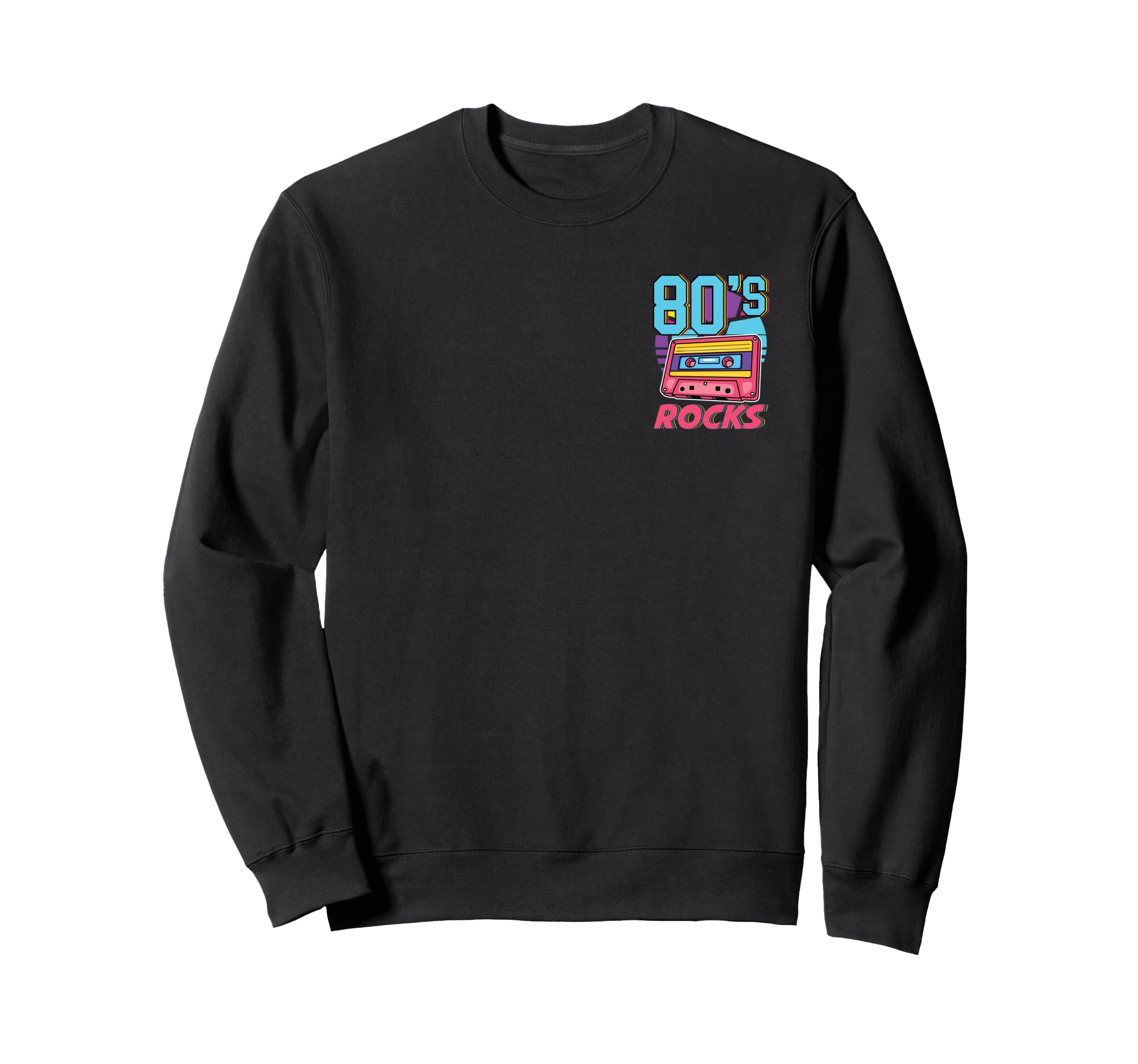 80S Rocks Cassette Tape Vibes Sweatshirt - Streetwear Style Men Women - T-Shirt, Sweatshirt, Hoodie