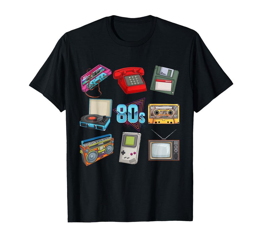 80S Throwback Funny Party Cassette Tapes T-Shirt - Minimalist Print Unisex - T-Shirt, Sweatshirt, Hoodie