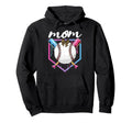 Baseball Drip Mom Bow Baseball Mothers Hoodie - Unique Graphic Men Women - T-Shirt, Sweatshirt, Hoodie