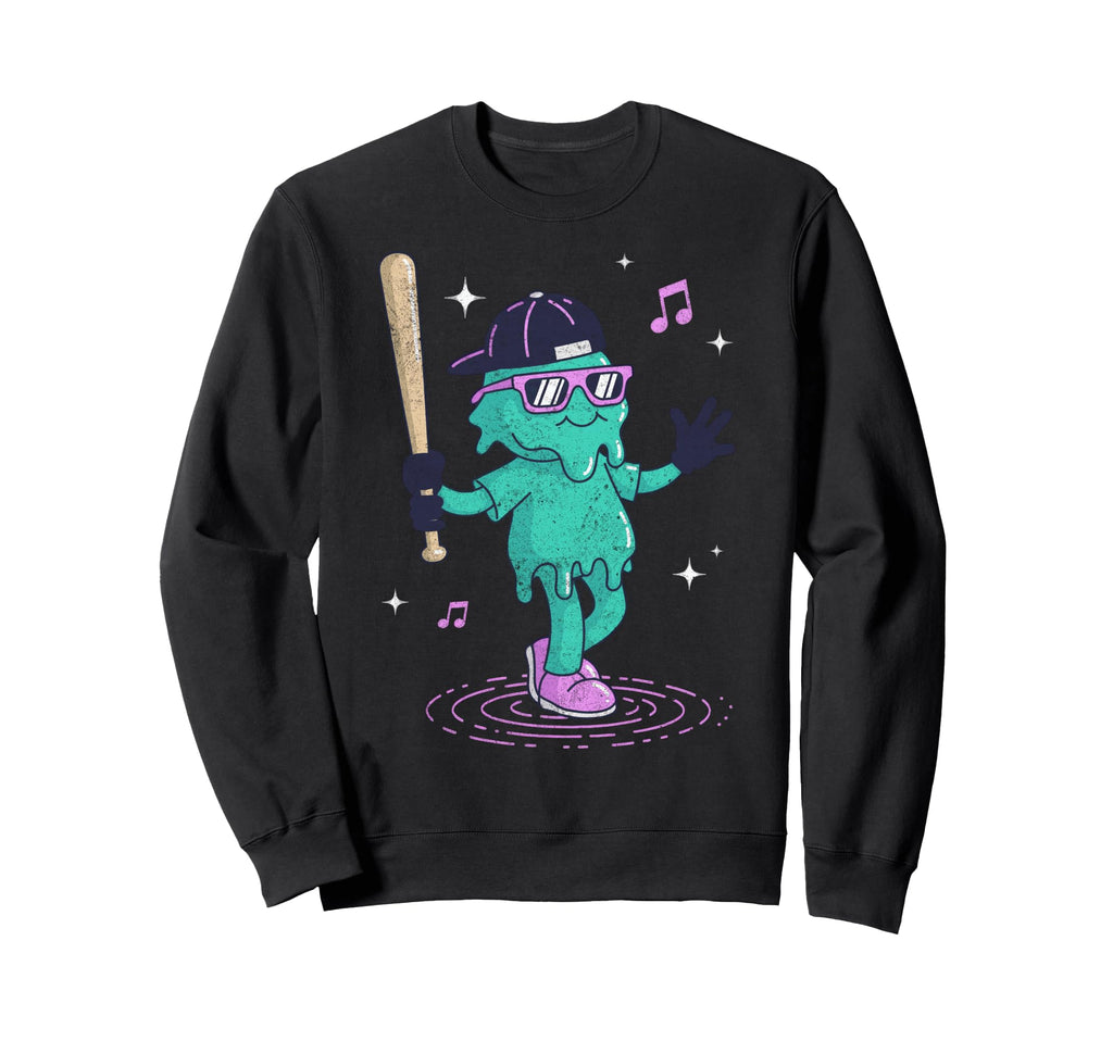 Baseball Drip Gamer Gifts T-Shirt - Aesthetic Graphic for Adults - T-Shirt, Sweatshirt, Hoodie