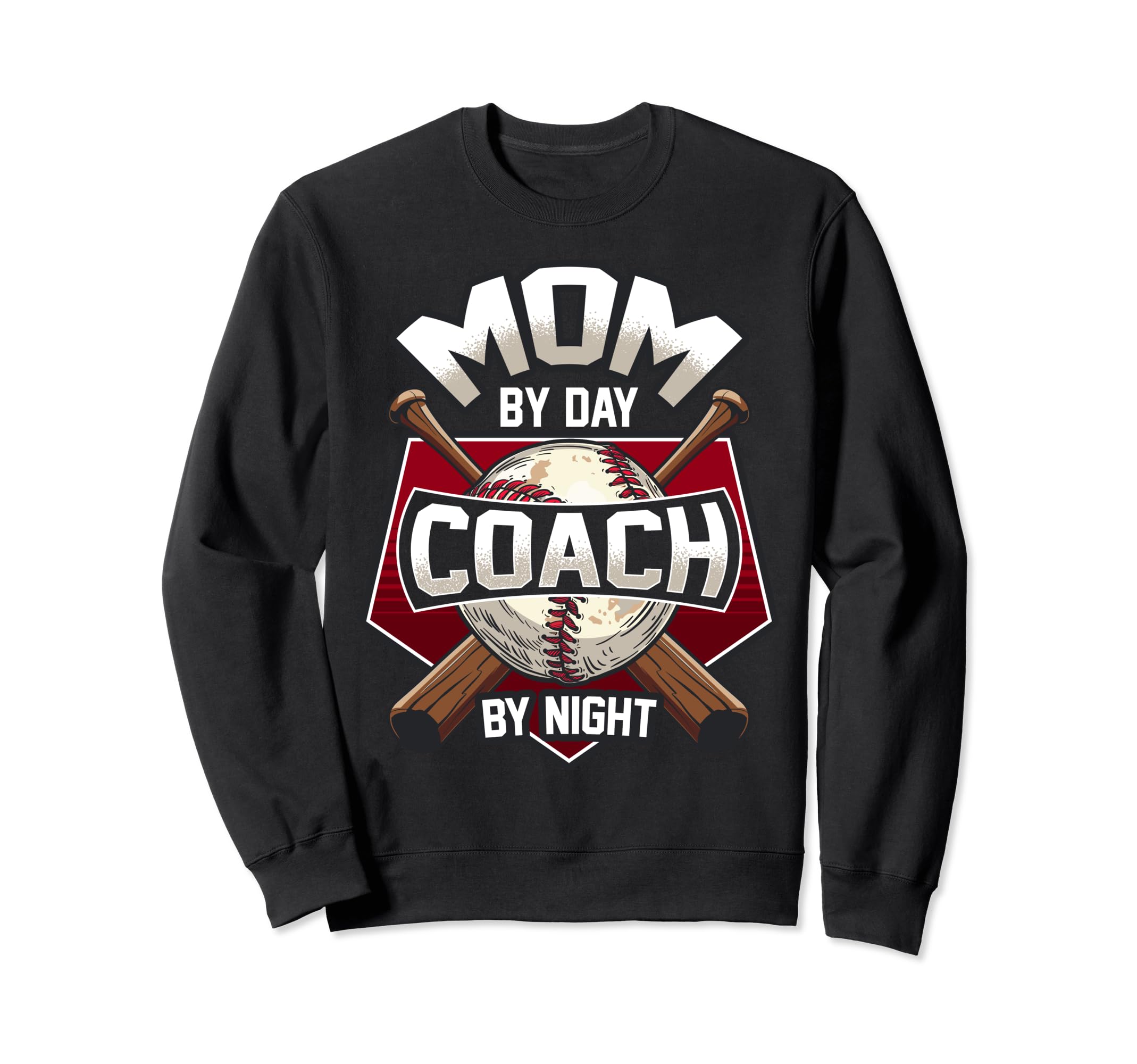 Mom Day Coach Night Baseball Sweatshirt - Graphic Print Unisex - T-Shirt, Sweatshirt, Hoodie
