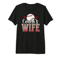 Baseball Coachs Wife Leopard T-Shirt - Casual Everyday Wear for Adults - T-Shirt, Sweatshirt, Hoodie