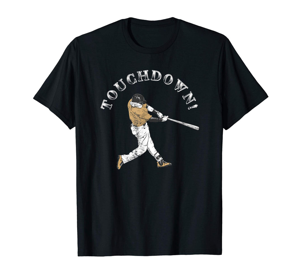 Funny Baseball Touchdown Baseball Mom T-Shirt - Trendy Graphic Men Women - T-Shirt, Sweatshirt, Hoodie