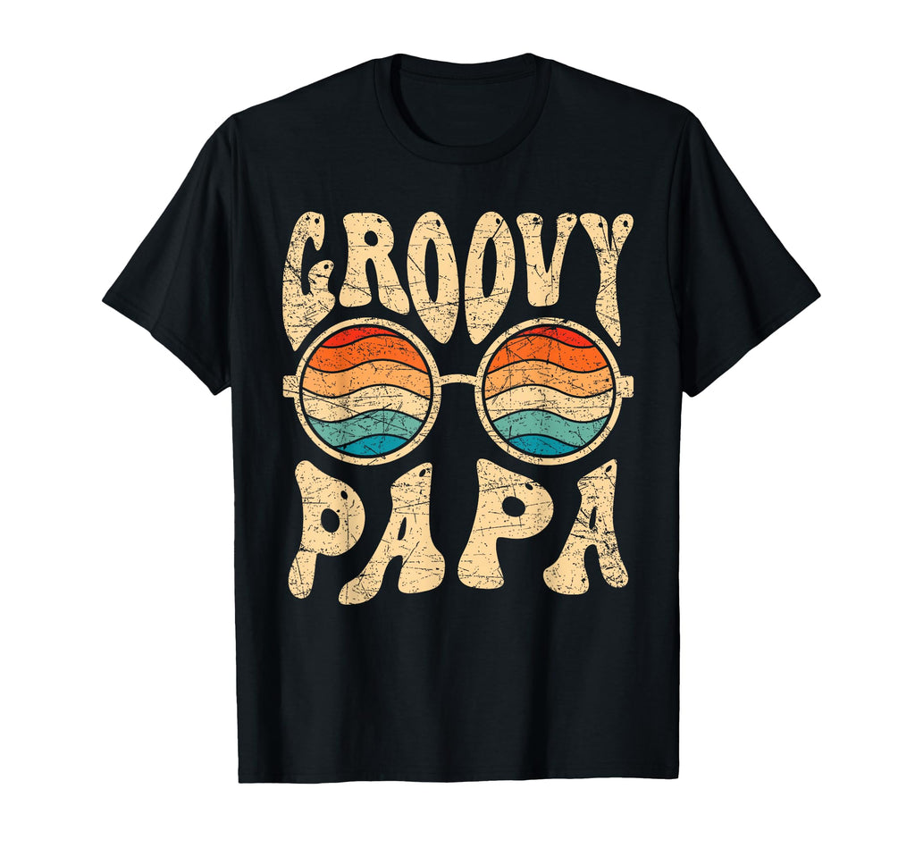 Groovy Papa 70S Aesthetic Nostalgia 1970S T-Shirt - Graphic Print Unisex - T-Shirt, Sweatshirt, Hoodie