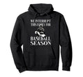 We Interrupt This Family Baseball Season Hoodie - Minimalist Print Unisex - T-Shirt, Sweatshirt, Hoodie