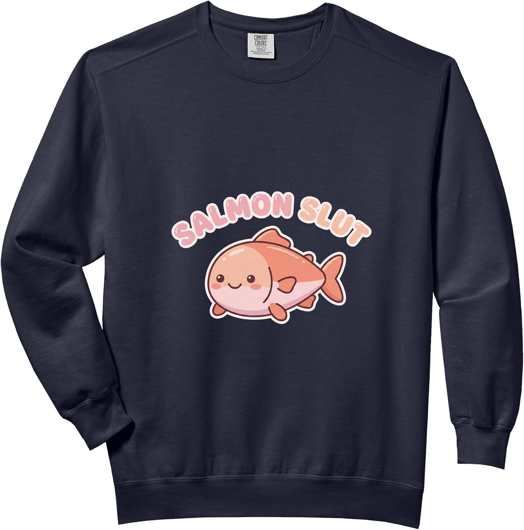 Salmon Slut Kawaii Merch - Adult & Kids T-Shirts, Sweatshirts & Hoodies apparel design preview 1