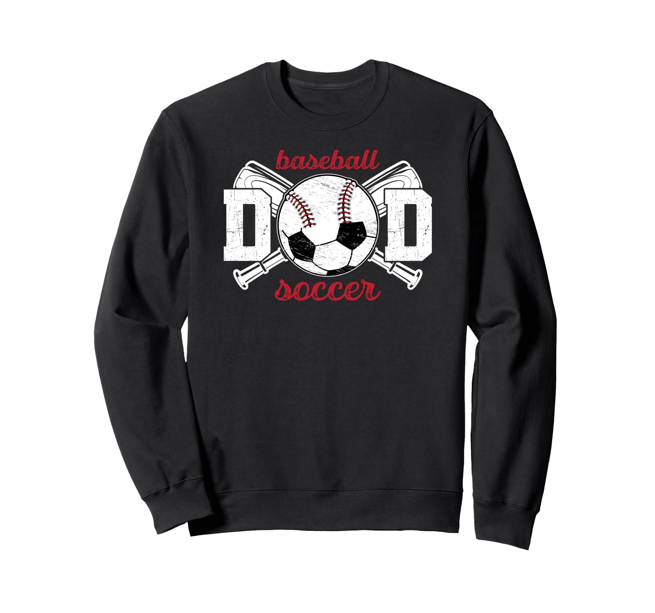 Baseball Soccer Dad Soccer Sweatshirt - Casual Everyday Wear Men Women - T-Shirt, Sweatshirt, Hoodie