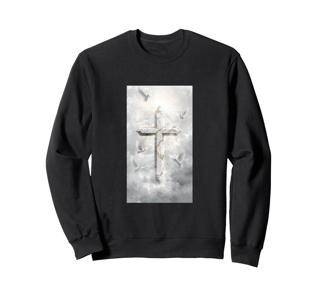 Gothic Cross Grunge Aesthetic Y2K Sweatshirt - Minimalist Print Men Women - T-Shirt, Sweatshirt, Hoodie