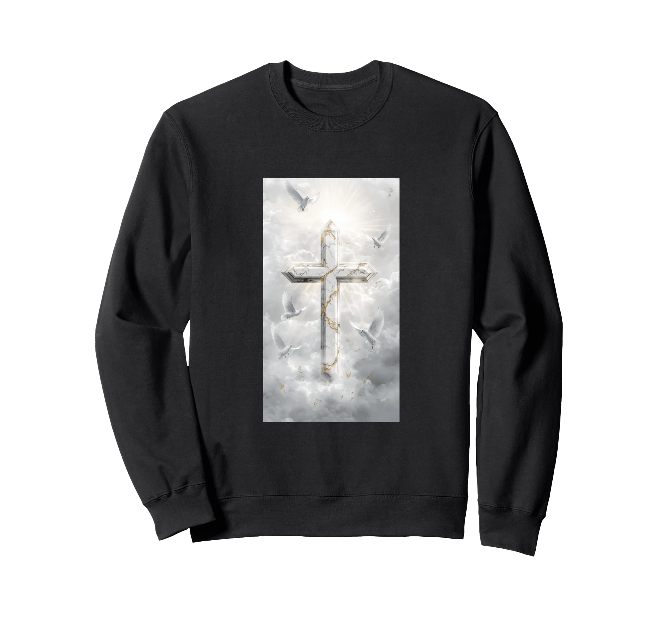 Gothic Cross Grunge Aesthetic Y2K Sweatshirt - Minimalist Print Men Women - T-Shirt, Sweatshirt, Hoodie